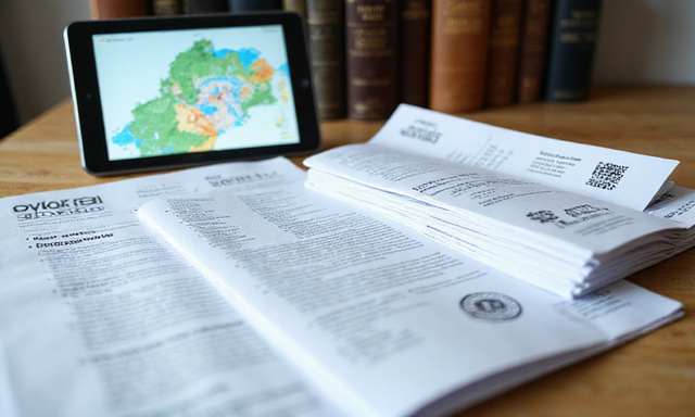 Legal documents on a desk